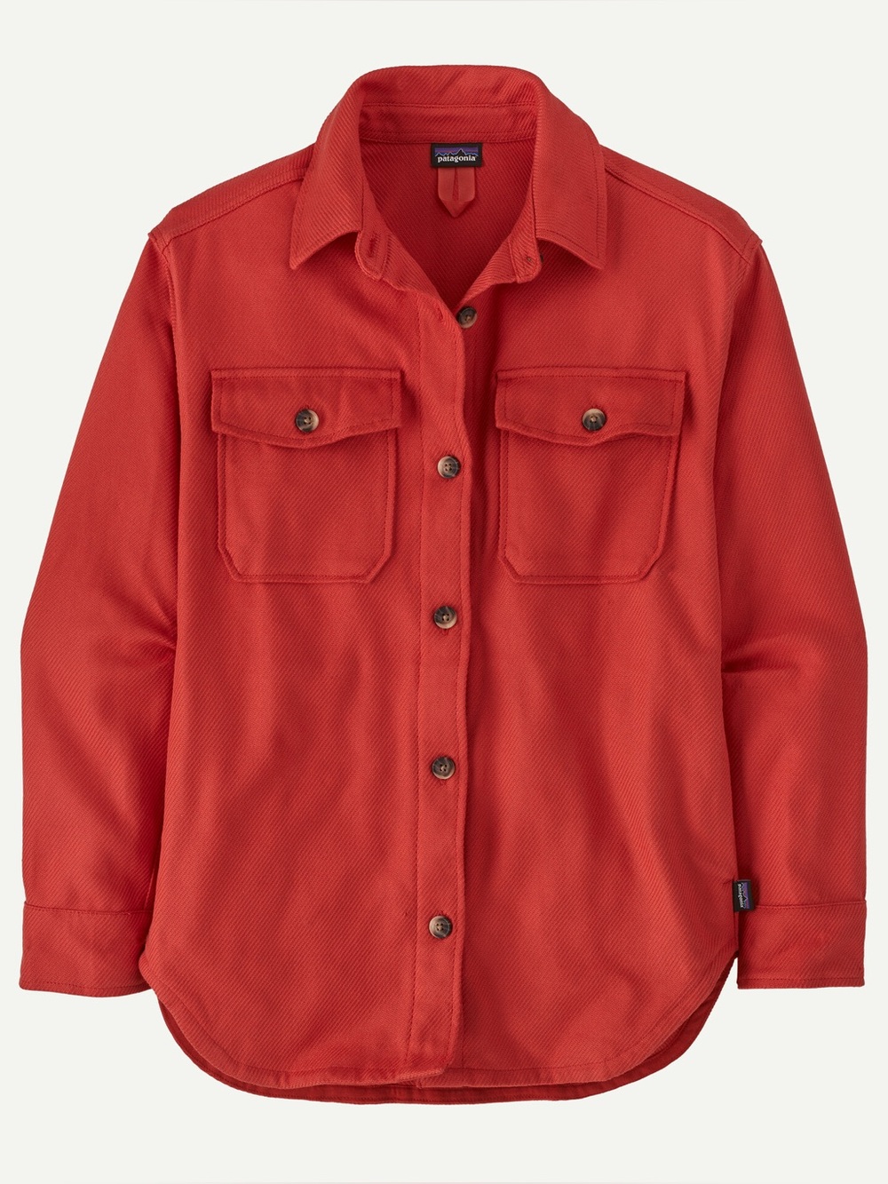 NWOT Patagonia Red Women’s Oversized Fjord Soft Cotton Loft Overshirt Jacket S